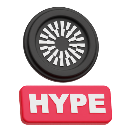Mantle Hype  3D Icon