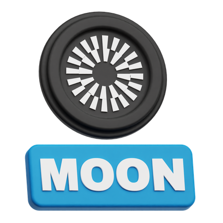 Mantle Moon  3D Icon