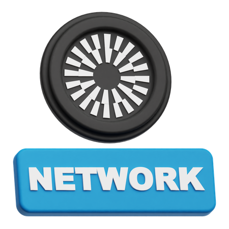 Mantle Network  3D Icon