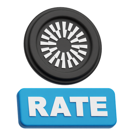 Mantle Rate  3D Icon