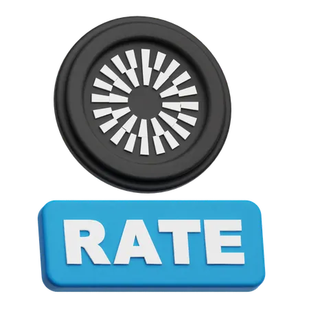 Mantle Rate  3D Icon