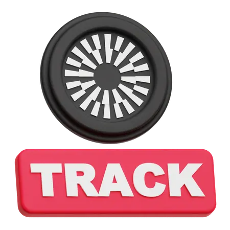 Mantle Track  3D Icon