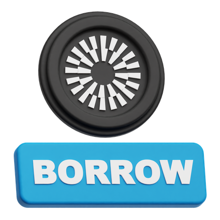 Empréstimo de manto  3D Icon