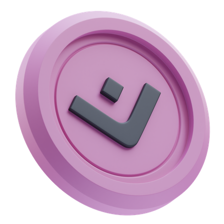 Criptomoneda Mantra  3D Icon