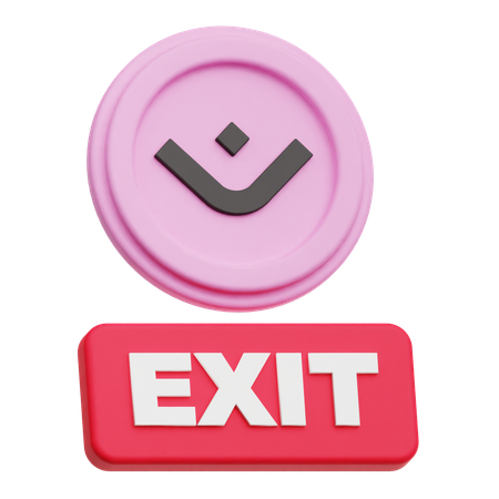 Mantra Exit  3D Icon