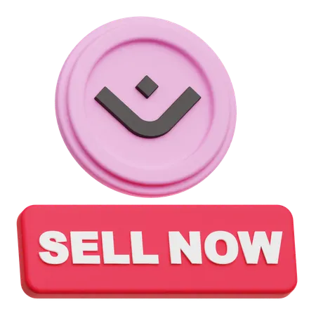 Mantra Sell Now  3D Icon