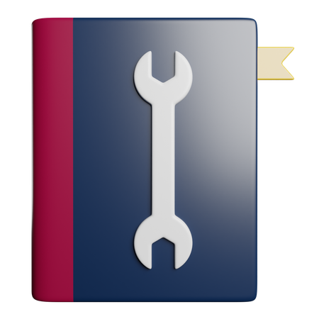 Manual  3D Icon