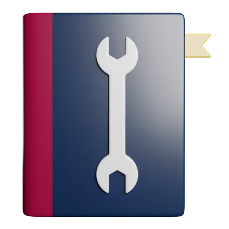 Manual  3D Icon