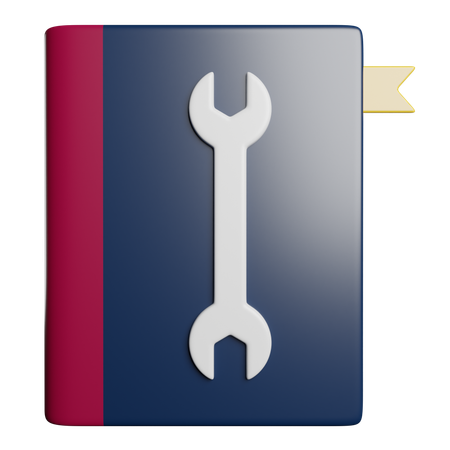 Manual  3D Icon