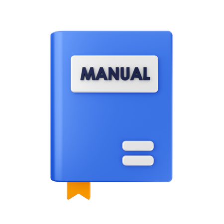 Manual Book  3D Icon