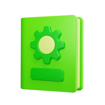 Manual Book  3D Icon