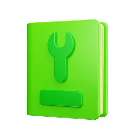 Manual Book  3D Icon