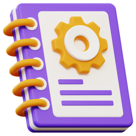 Manual Book  3D Icon