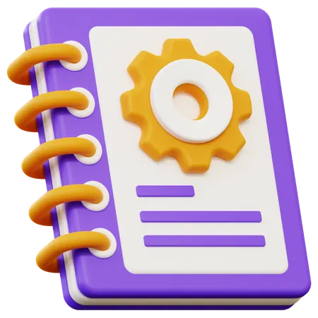 Manual Book  3D Icon