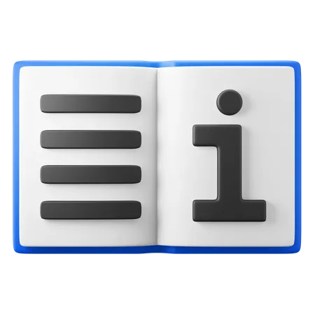 Manual Book  3D Icon