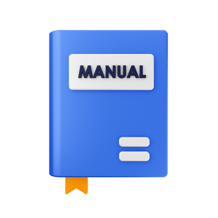 Manual Book  3D Icon