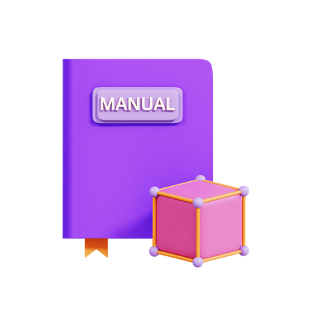 Manual Book  3D Icon