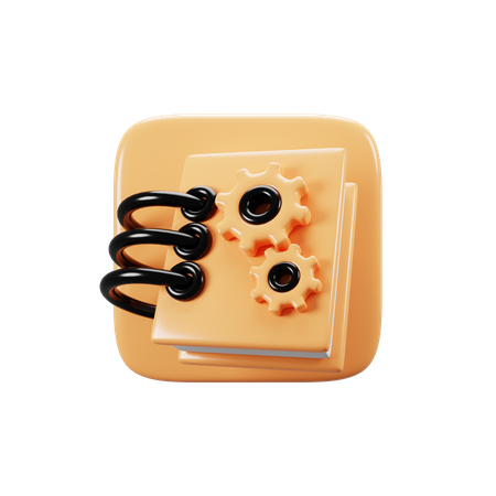 Manual Book  3D Icon