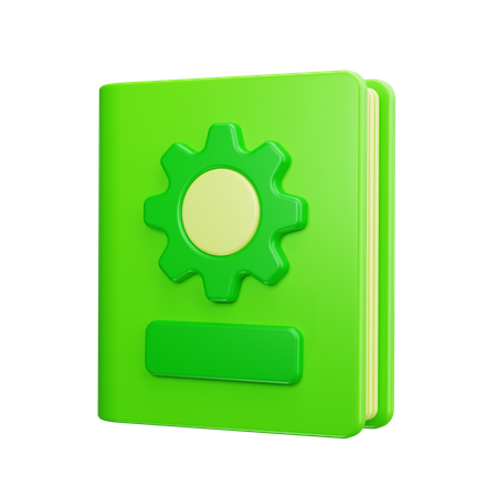 Manual Book  3D Icon
