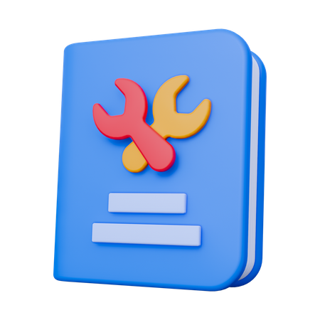 Manual Book  3D Icon