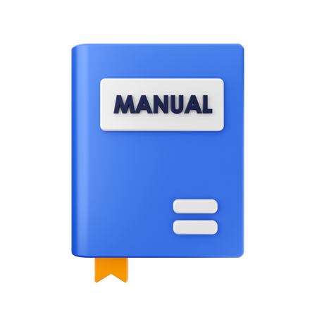 Manual Book 3D Icon