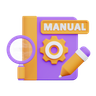 3d manual book emoji