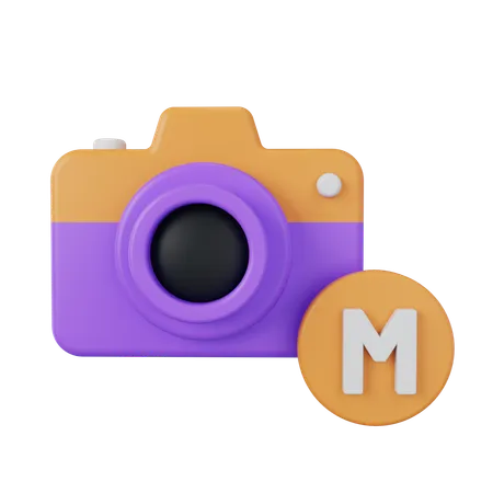 Manual Camera  3D Icon