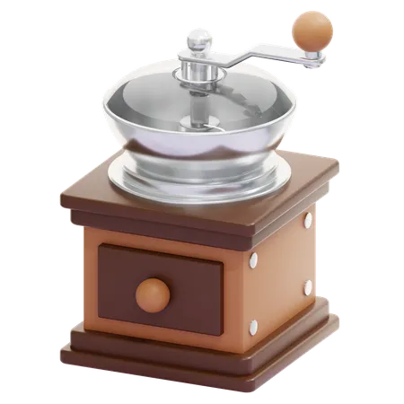 Manual coffee grinder  3D Icon