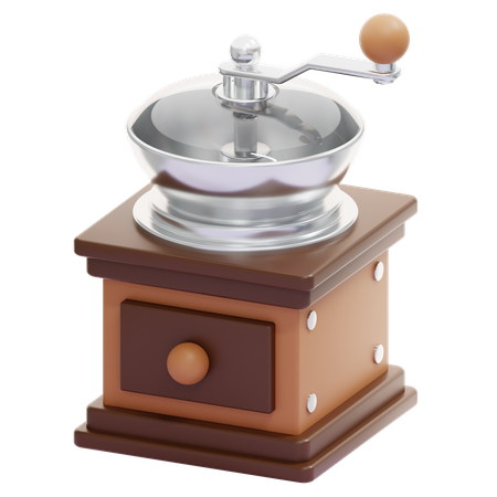Manual coffee grinder  3D Icon