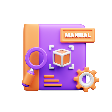 Manual designing  3D Icon