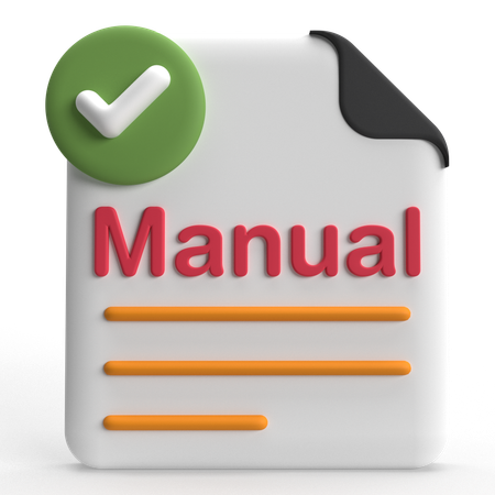 Manueller Prozess  3D Icon