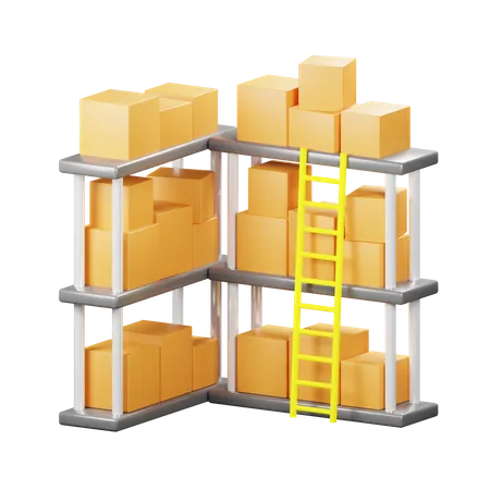 Manufacture Logistic  3D Icon