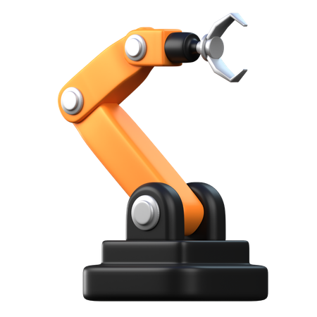 Manufacture Robotic Arm  3D Icon