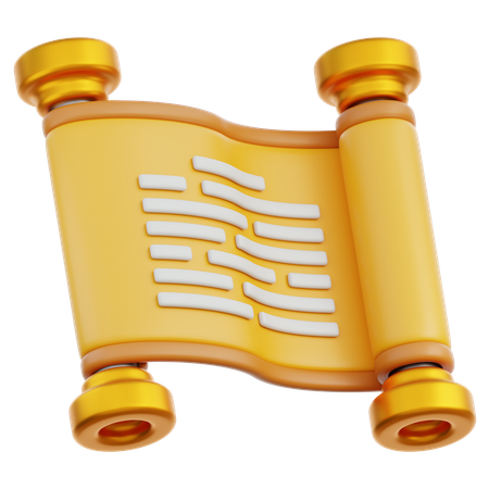 Manuscript  3D Icon