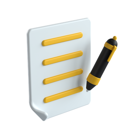 Manuscript  3D Icon