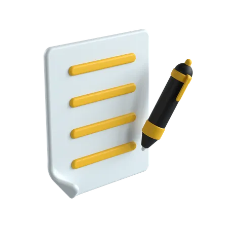 Manuscript  3D Icon