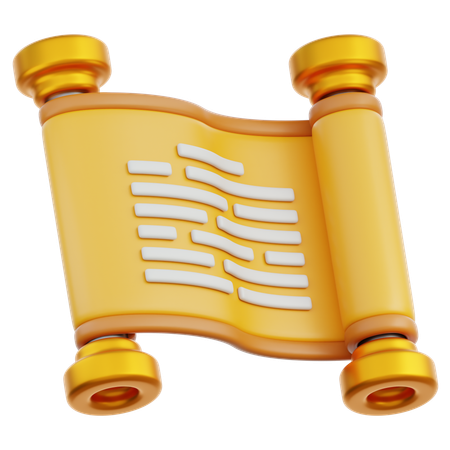 Manuscrit  3D Icon