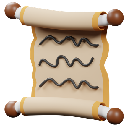 Manuscrito antigo  3D Icon