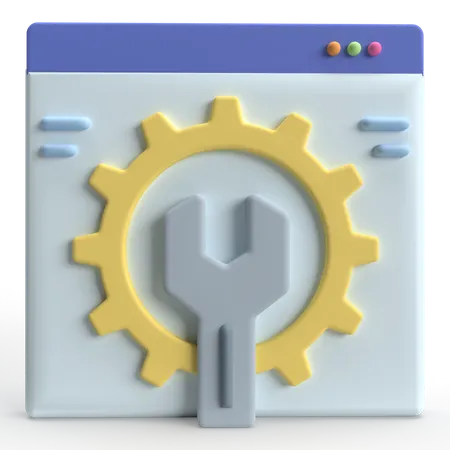 Manutenção  3D Icon