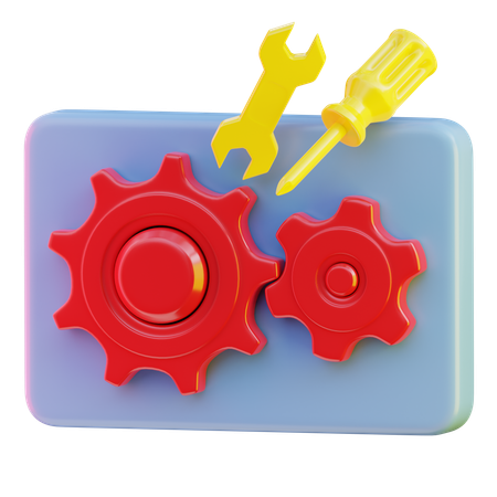 Manutenção  3D Icon