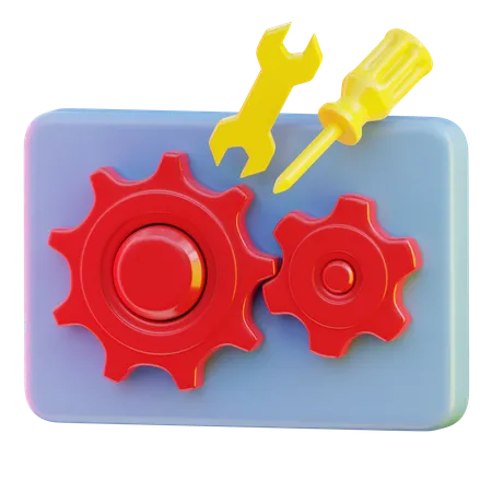 Manutenção  3D Icon