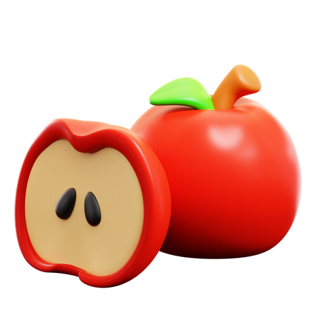 Manzana  3D Icon