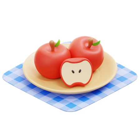 Manzana  3D Icon