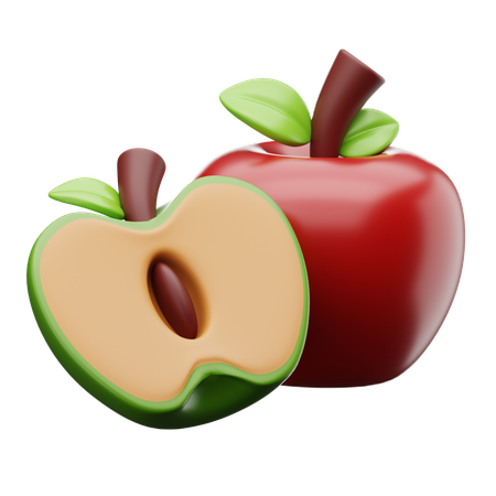 Manzana  3D Icon