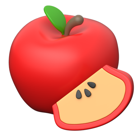 Manzana  3D Icon