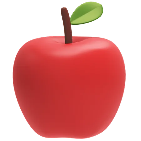 Manzana  3D Illustration