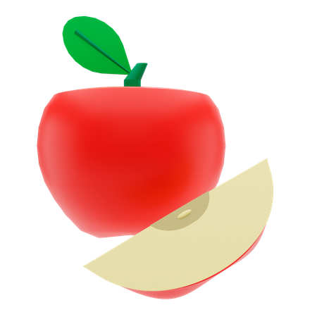 Manzana  3D Illustration