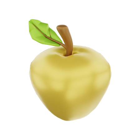 Manzana  3D Illustration