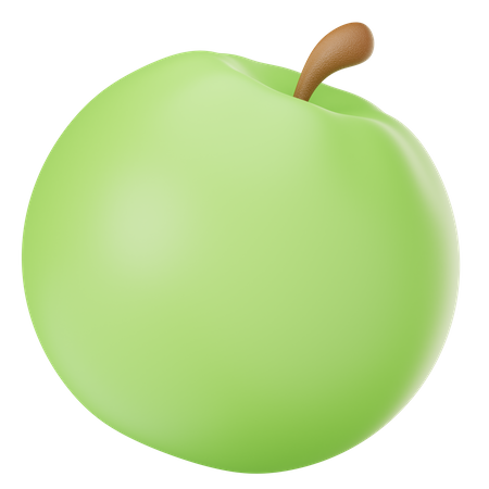 Manzana  3D Illustration