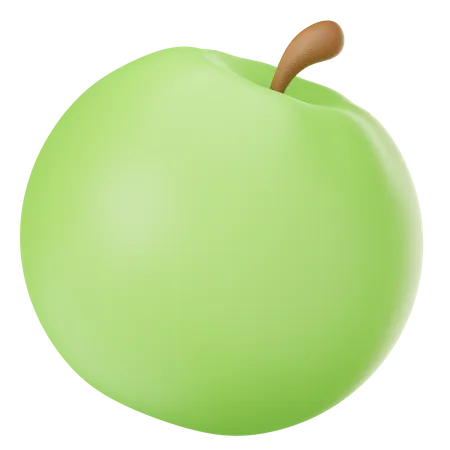 Manzana  3D Illustration